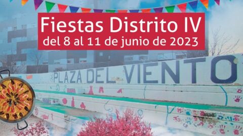Cartel Fiestas del Distrito IV de Alcal&aacute; de Henares