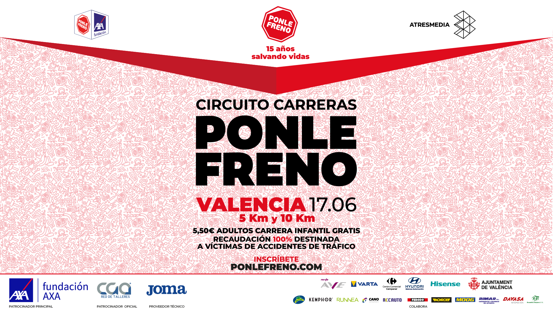 València acogerá el 17 de junio una nueva edición de la carrera “Ponle Freno” València acogerá el 17 de junio una nueva edición de la carrera “Ponle Freno”