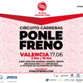 Cartel de la carrera “Ponle Freno” en València 2023 | Atresmedia