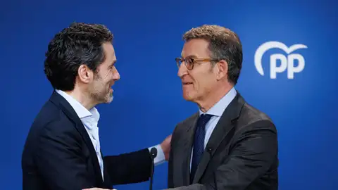 Borja Sémper y Alberto Núñez Feijóo Borja Sémper y Alberto Núñez Feijóo