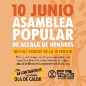 Rebelión o Extinción Alcalá propone a la ciudadanía debatir sobre cómo afrontar la emergencia climática en Alcalá de Henares este sábado en el Parque de la Juventud 