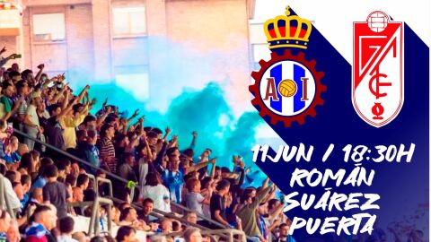 Cartel del partido Avil&eacute;s- Granada