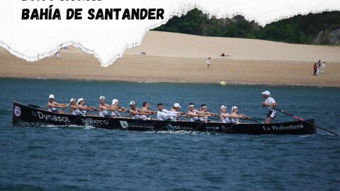 Bandera Bansander - SDR Pedre&ntilde;a - traineras