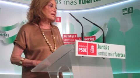 Amparo Rubiales en una rueda de prensa. Imagen de archivo