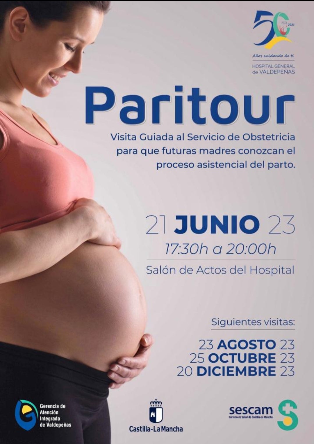 El Hospital General de Valdepeñas retoma las visitas guiadas al área de obstetricia y ginecología destinadas a futuros padres El Hospital General de Valdepeñas retoma las visitas guiadas al área de obstetricia y ginecología destinadas a futuros padres