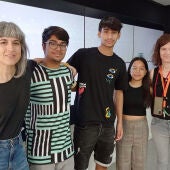 Alguns dels estudiants que han participat al projecte