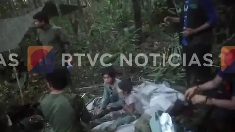 Rescate de los niños en la selva de Colombia Rescate de los niños en la selva de Colombia