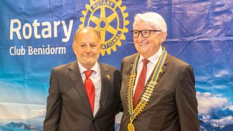 Juan &Aacute;ngel Ferrer, nuevo presidente del Rotary Club Benidorm