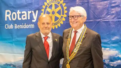 Juan Ángel Ferrer, nuevo presidente del Rotary Club Benidorm Juan Ángel Ferrer, nuevo presidente del Rotary Club Benidorm