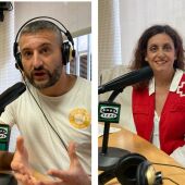 José Antonio Medina de Escuela Canina y Marta Galindo de Cruz Roja Palencia