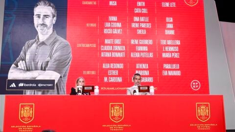Jorge Vilda da la prelista para el Mundial con el regreso de Alexia Putellas y de tres de 'Las 15' Jorge Vilda da la prelista para el Mundial con el regreso de Alexia Putellas y de tres de 'Las 15'