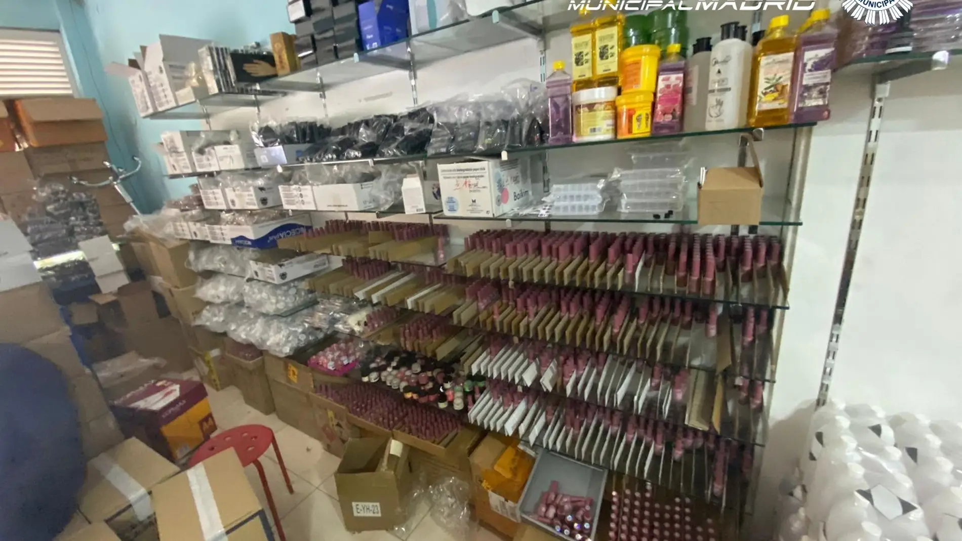 La mayor incautación de cosméticos ilegales en España: más de 700.000 productos en Madrid