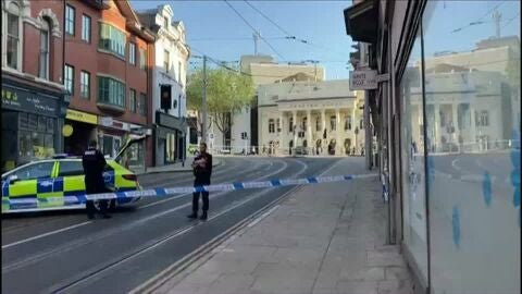 La Policía acordona el centro de Nottingham