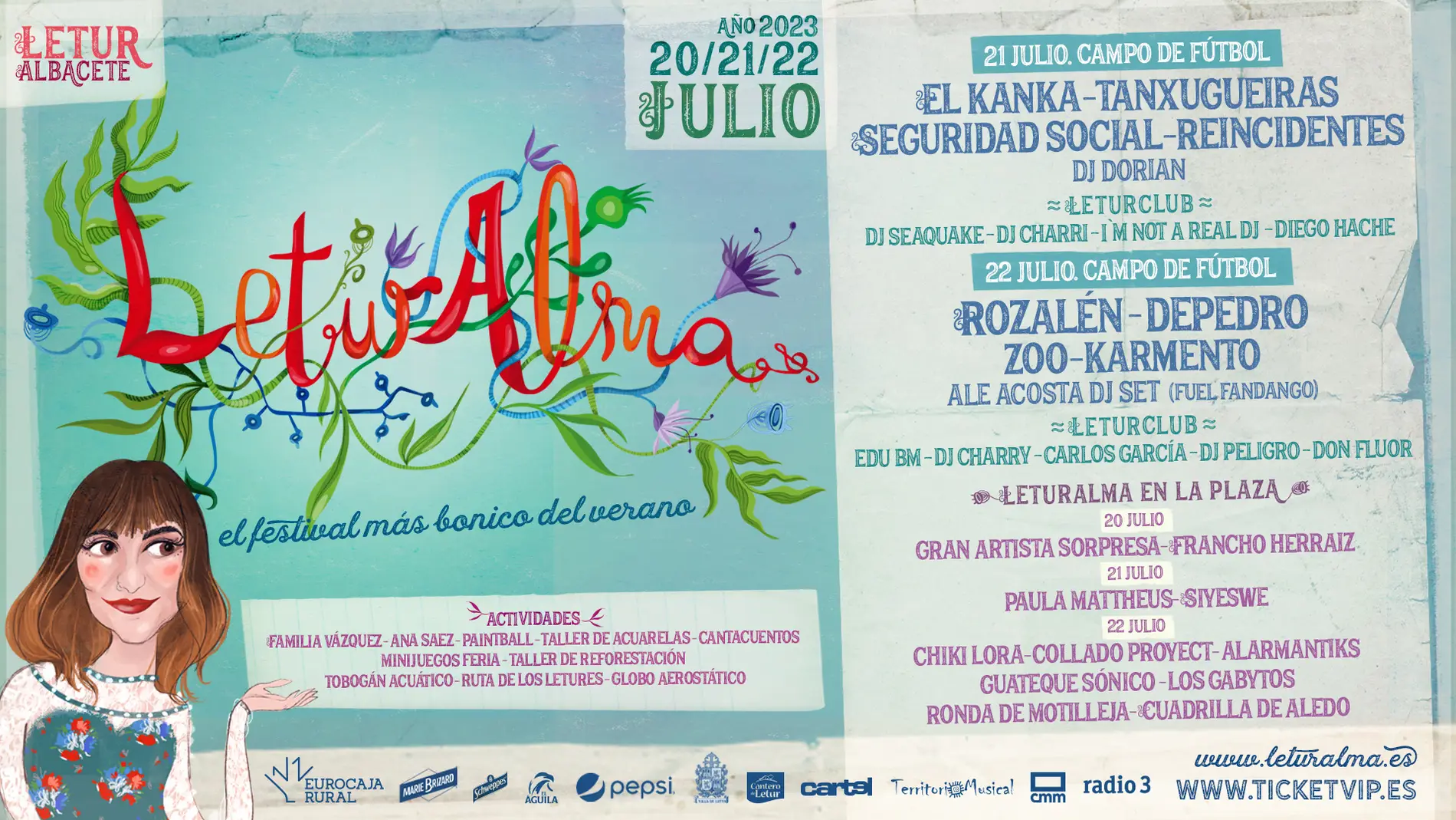  El Kanka y Tanxugueiras estarán en el Letur en el "Festival de Rozalén"