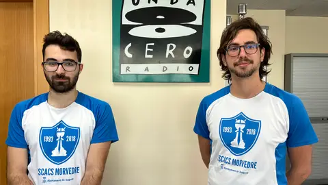 José Hernández y Arnau Alcaide, del Club d'Escacs Camp de Morvedre José Hernández y Arnau Alcaide, del Club d'Escacs Camp de Morvedre