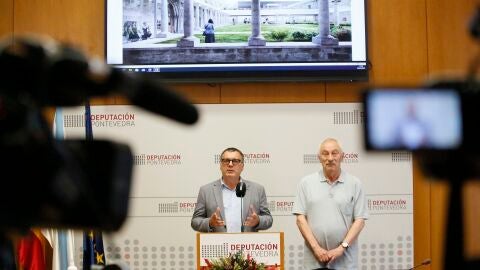 Rolda de prensa na Deputaci&oacute;n de Pontevedra sobre o cconcurso de ideas para a remodelaci&oacute;n do Convento de Santa Clara
