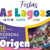 O Concello organiza as festas das Lagoas coa actuación do grupo Origen