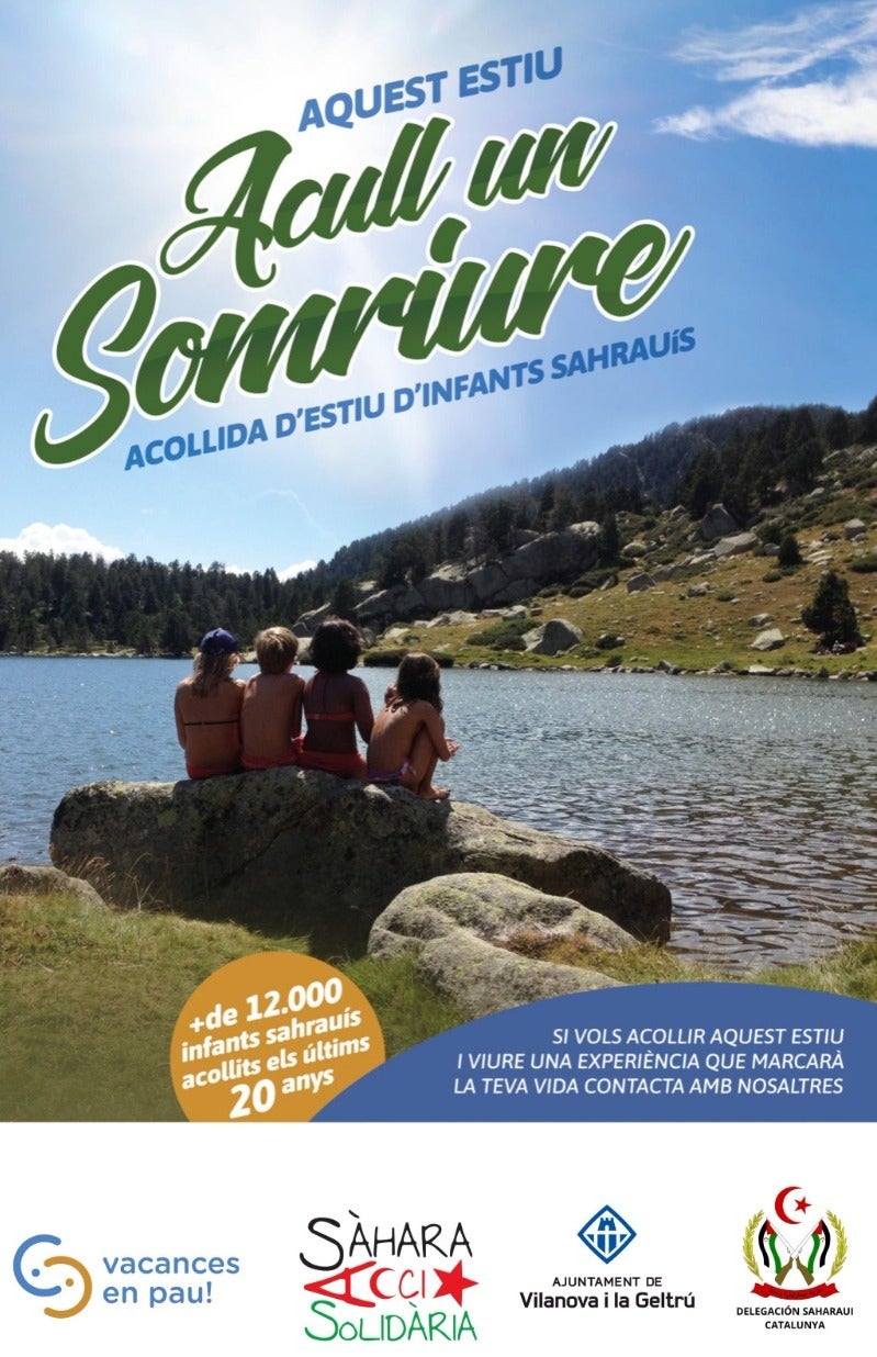 Crida a les famílies del Garraf i l'Alt Penedès per acollir infants saharauis aquest estiu en el marc del programa Vacances en Pau Crida a les famílies del Garraf i l'Alt Penedès per acollir infants saharauis aquest estiu en el marc del programa Vacances en Pau