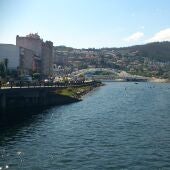 Nucléo urbano de Pontevedra en el Río Lérez