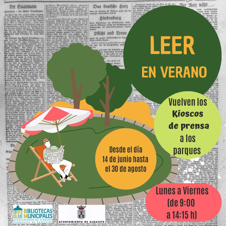 Abiertos ocho puntos de lectura de verano en la capital Abiertos ocho puntos de lectura de verano en la capital