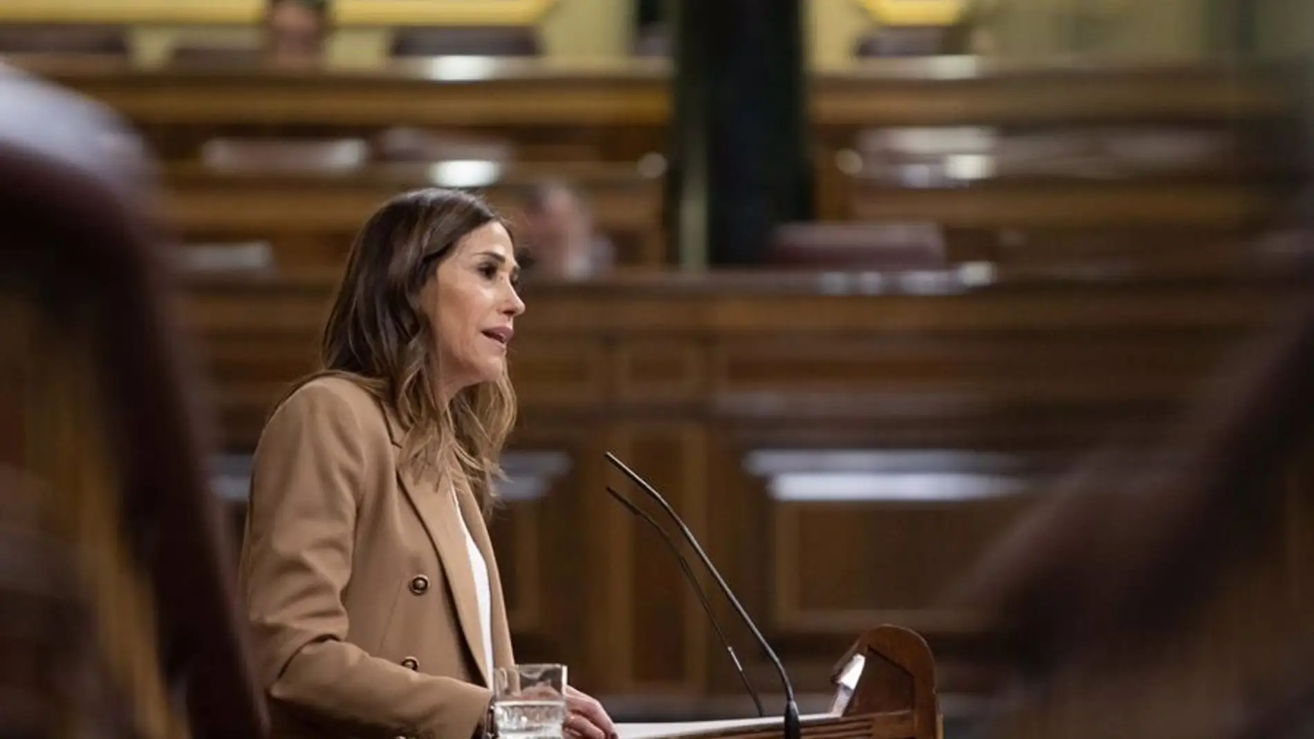 Rosa Romero durante una intervención parlamentaria en el Congreso