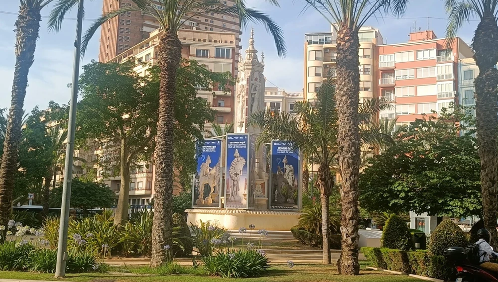 La fuente de Los Luceros protegida La fuente de Los Luceros protegida