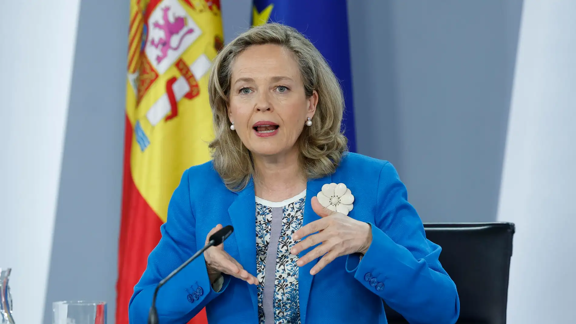La vicepresidenta del Gobierno y ministra de Asuntos Económicos, Nadia Calviño