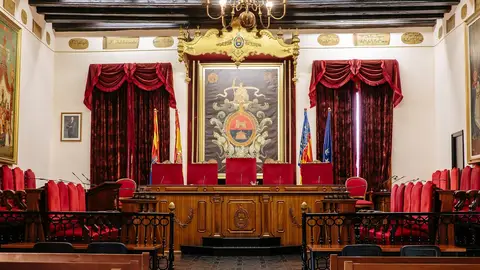 Salón de Plenos del Ayuntamiento de Elche. Salón de Plenos del Ayuntamiento de Elche.