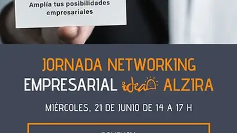 Cartel Jornada Networking Alzira Cartel Jornada Networking Alzira