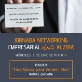 Cartel Jornada Networking Alzira