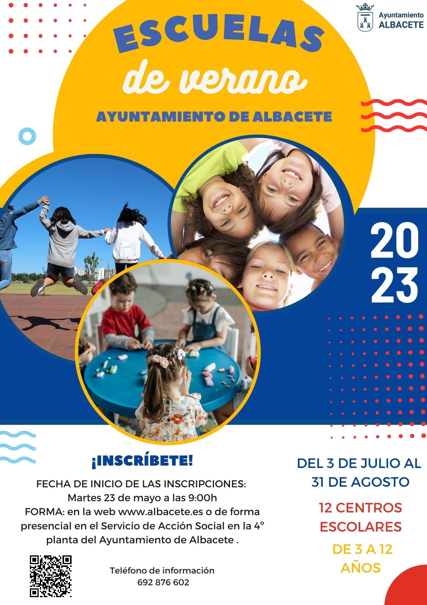 Las Escuelas de verano municipales ofertarán más de 3.000 plazas para este verano Las Escuelas de verano municipales ofertarán más de 3.000 plazas para este verano
