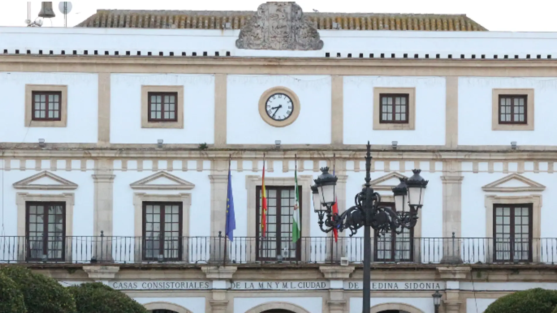 El edificio principal del Ayuntamiento de Medina Sidonia