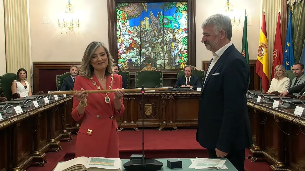 Cristina Ibarrola, nueva alcaldesa de Pamplona Cristina Ibarrola, nueva alcaldesa de Pamplona