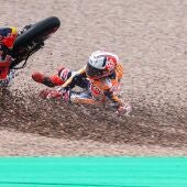 Marc Márquez se retira del GP de Alemania tras sufrir otra caída 