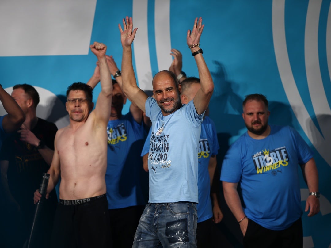 Guardiola: "El Barça tiene un entrenador cojonudo" Guardiola: "El Barça tiene un entrenador cojonudo"