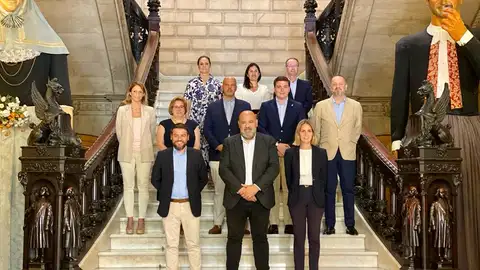 Jaime Martínez (PP) y su equipo de gobierno en el Ayuntamiento de Palma Jaime Martínez (PP) y su equipo de gobierno en el Ayuntamiento de Palma