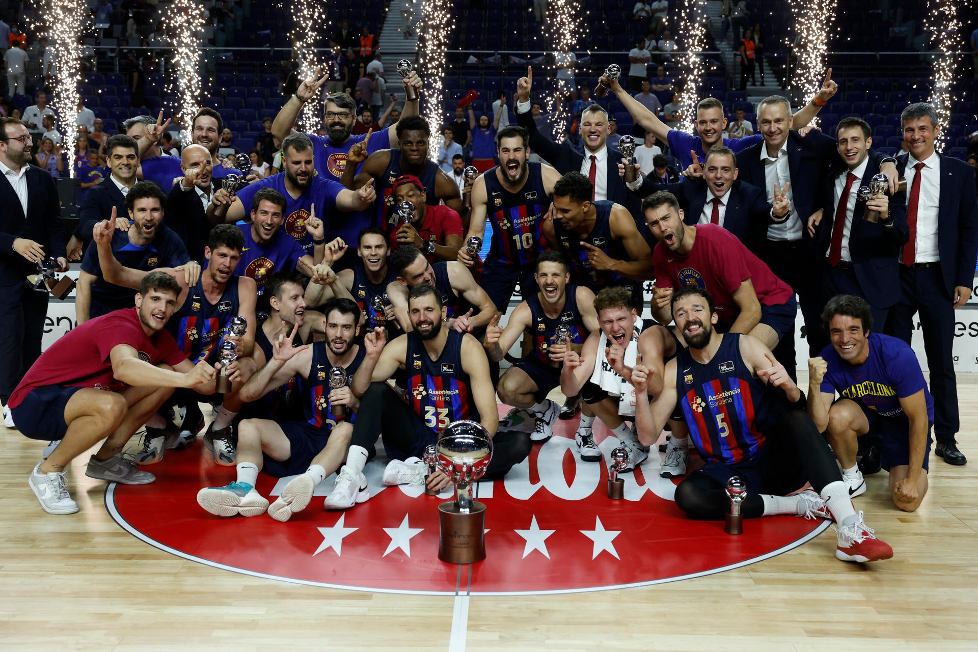 El Barcelona, campeón de la Liga Endesa El Barcelona, campeón de la Liga Endesa