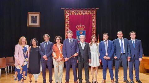 MArcos Zaragoza y sus concejales