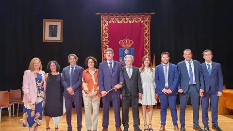 MArcos Zaragoza y sus concejales MArcos Zaragoza y sus concejales