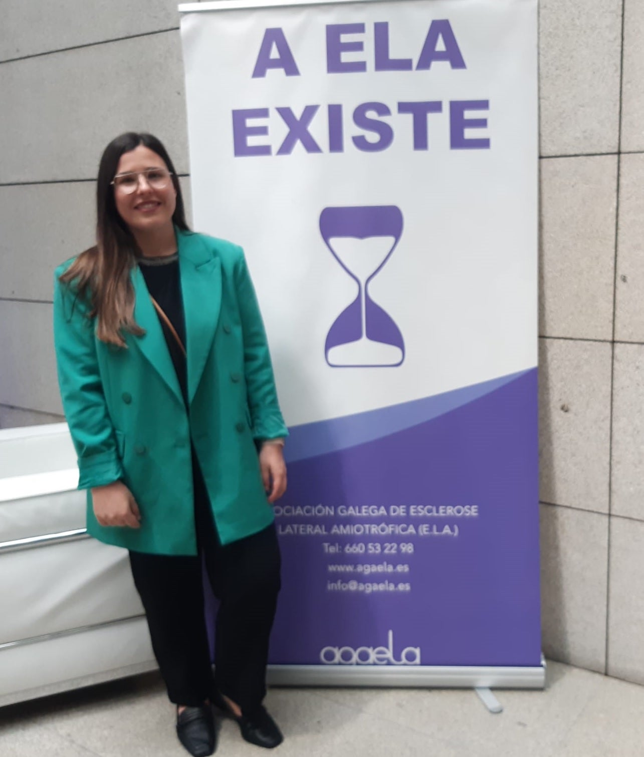 Jessica Garabal (AGAELA): "Necesitamos máis axudas das administracións para garantiza-la calidade de vida dos enfermos de ELA" Jessica Garabal (AGAELA): "Necesitamos máis axudas das administracións para garantiza-la calidade de vida dos enfermos de ELA"