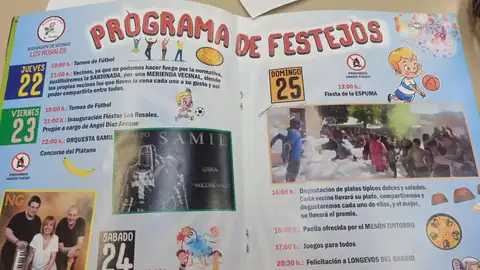 Programa de festejos del barrio de los rosales Programa de festejos del barrio de los rosales