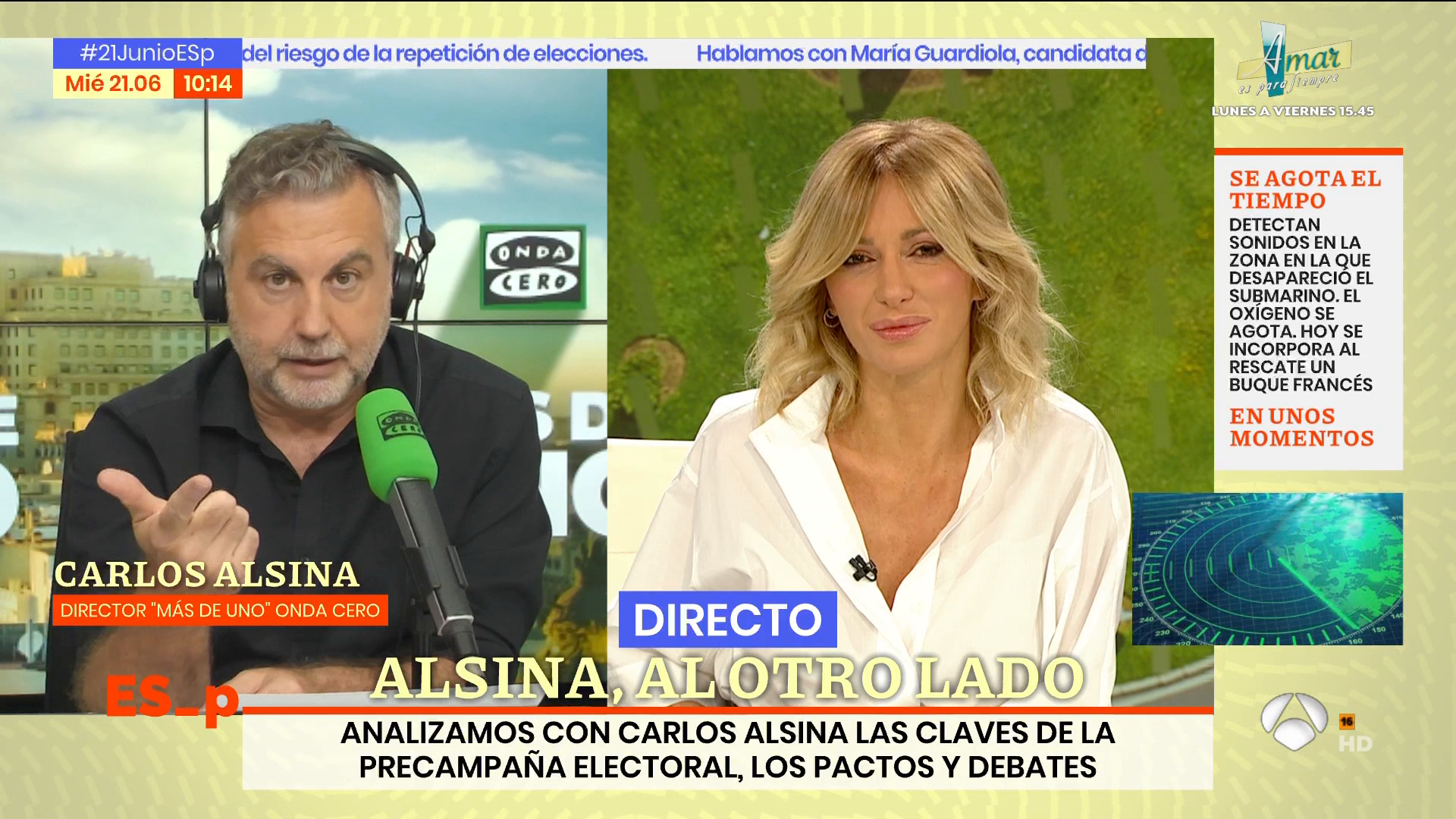La apuesta de Carlos Alsina sobre lo que pasará en Extremadura La apuesta de Carlos Alsina sobre lo que pasará en Extremadura