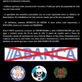 Federación de Peñas, Riazor Blues y Old Faces convocan al deportivismo a manifestarse contra Abanca el jueves 29 de junio 