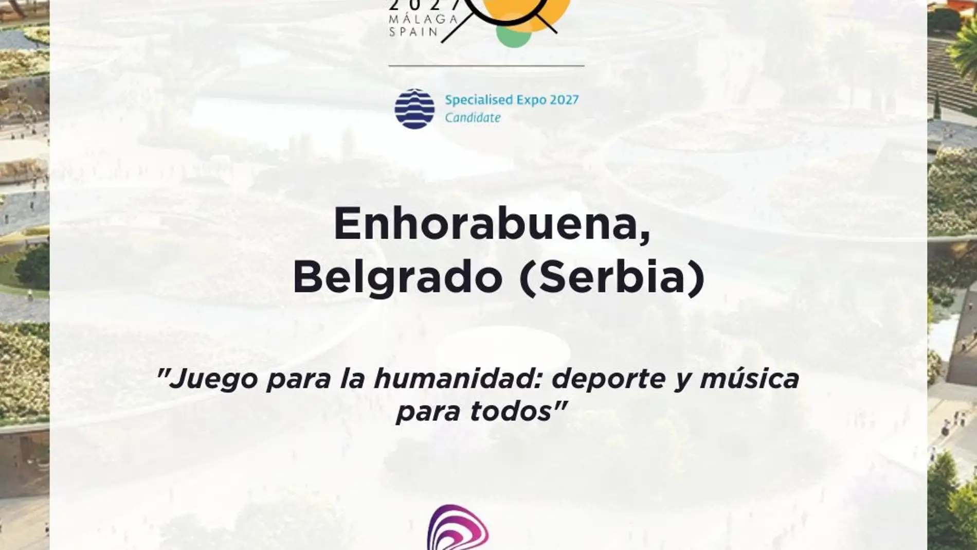 Málaga se queda a 11 votos de ser Expo 2027