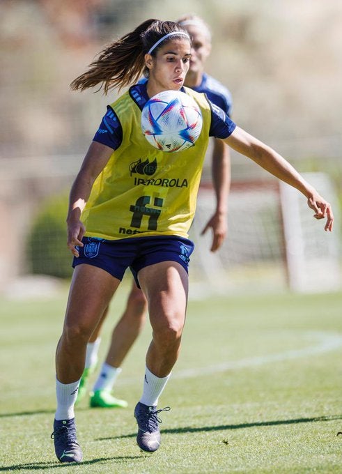 Alba Redondo: "Estamos contentas con la vuelta de jugadoras" Alba Redondo: "Estamos contentas con la vuelta de jugadoras"