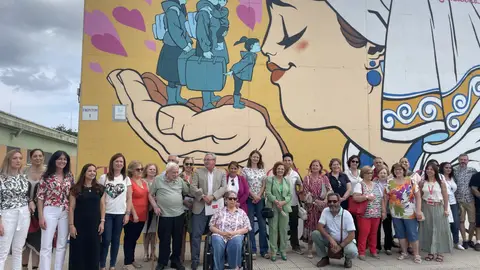 Nuevo mural para ensalzar la labor de apoyo a refugiados Nuevo mural para ensalzar la labor de apoyo a refugiados