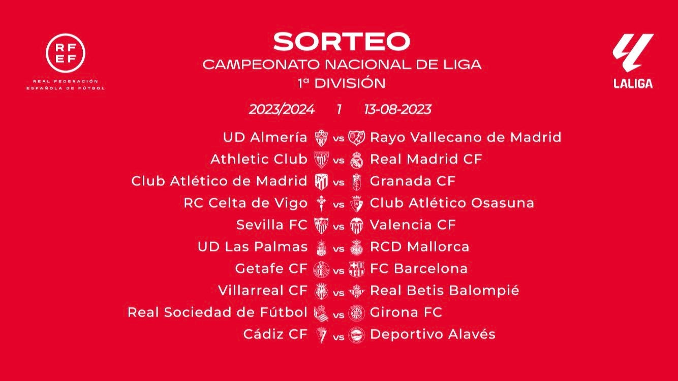 El Valencia arrancará La Liga contra el Sevilla en el Pizjuán El Valencia arrancará La Liga contra el Sevilla en el Pizjuán