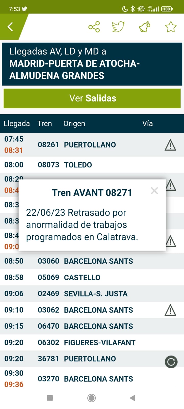 Nuevo caos y retrasos en los Avant de Ciudad Real por una avería en la infraestructura Nuevo caos y retrasos en los Avant de Ciudad Real por una avería en la infraestructura