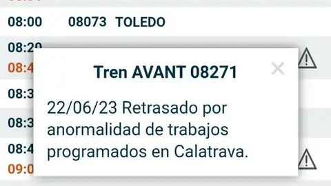 Retrasos en la línea de Alta Velocidad Retrasos en la línea de Alta Velocidad