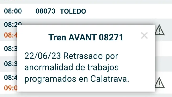 Retrasos en la l&iacute;nea de Alta Velocidad